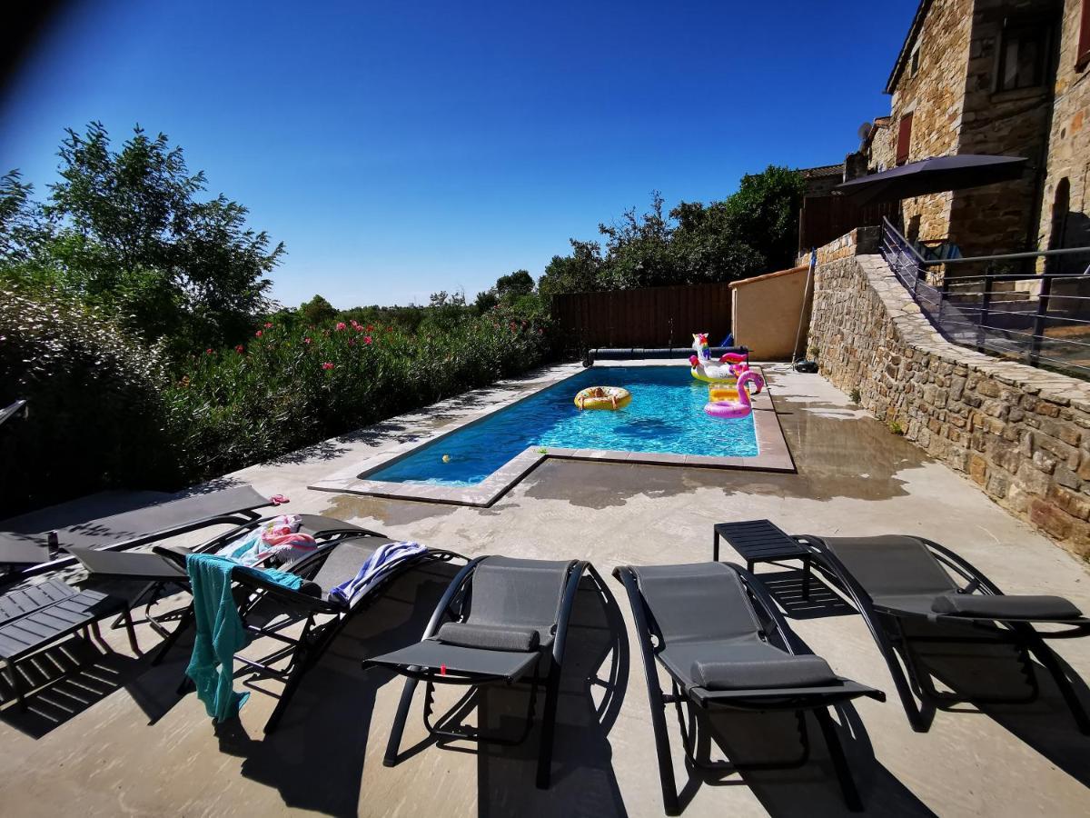 Magnifique Gite En Pierres 6 Personnes Avec Piscine Privee Ardeche Plein Sud Lablachere Екстер'єр фото